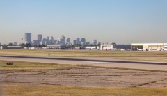 Downtown Calgary from the airport