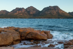 The Hazards Mountain Range from Coles Bay