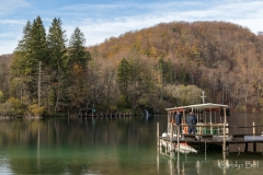 Electric boat on Jezero Kozjak