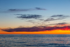 Vivid sunset, Cape Breton Island, Canada