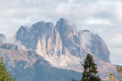 The Sassolungo mountains above the Val di Fassa