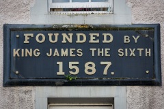 Foundation plaque, KIng James Hospital, Hospital Street