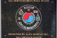 Korean War Memorial, Lindsay Court, High Street