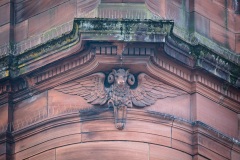 Carved Ram Head, Sandeman Library, Kinnoull Street