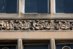 Cooperative Society Building Carving, Scott Street