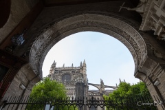 Seville cathedral from the Puerta del Perdon