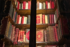 illuminated bookcase